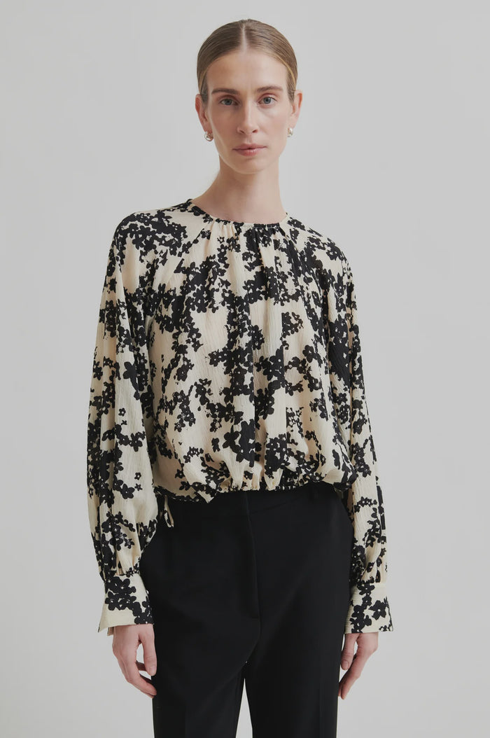 Second Female Fleuri Blouse - Black