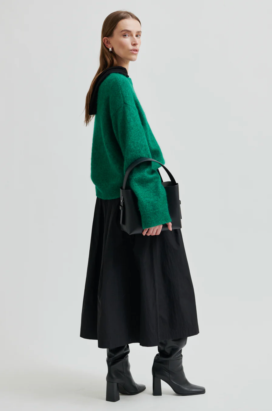 Second Female Brook Knit Drop Sholder O Neck - Lush Meadow