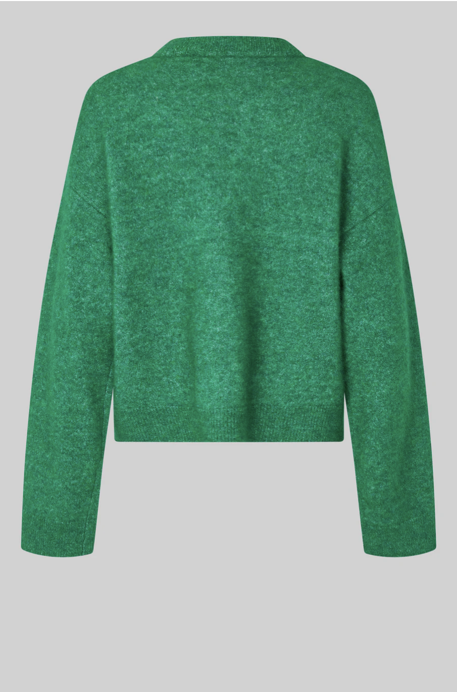 Second Female Brook Knit Drop Sholder O Neck - Lush Meadow