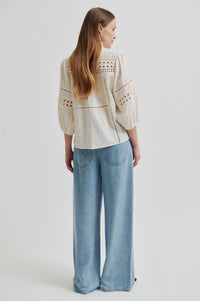 Second Female Brunie Blouse - Ecru