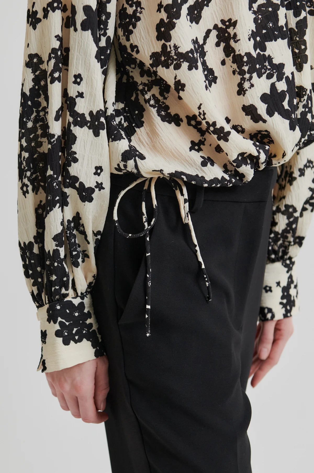 Second Female Fleuri Blouse - Black