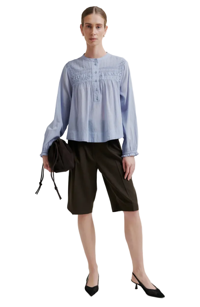 Second Female Maise Blouse - Brunnera Blue