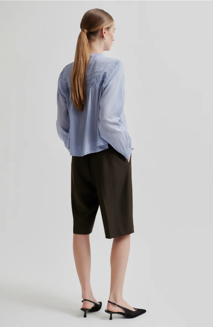 Second Female Maise Blouse - Brunnera Blue
