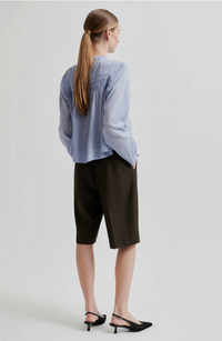 Second Female Maise Blouse - Brunnera Blue
