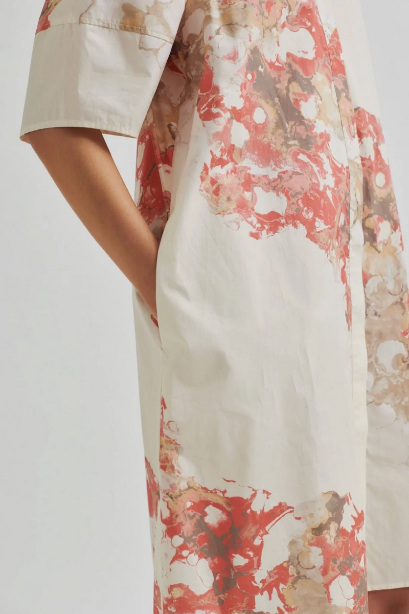 Second Female Simione Shirt Dress - Spiced Coral