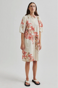 Second Female Simione Shirt Dress - Spiced Coral