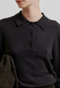 Second Female Vilena Knit Long Sleeve - Chocolate Brown