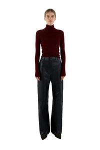 Sofia Irina Isla  Wool Top – Wine