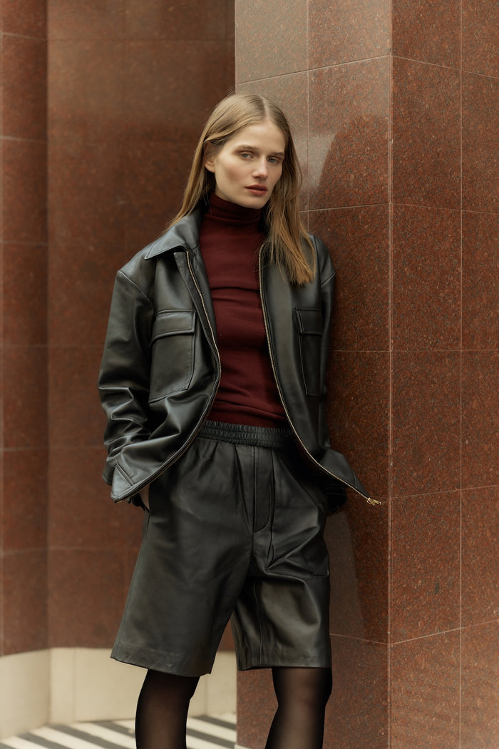 Sofia Irina Isla  Wool Top – Wine