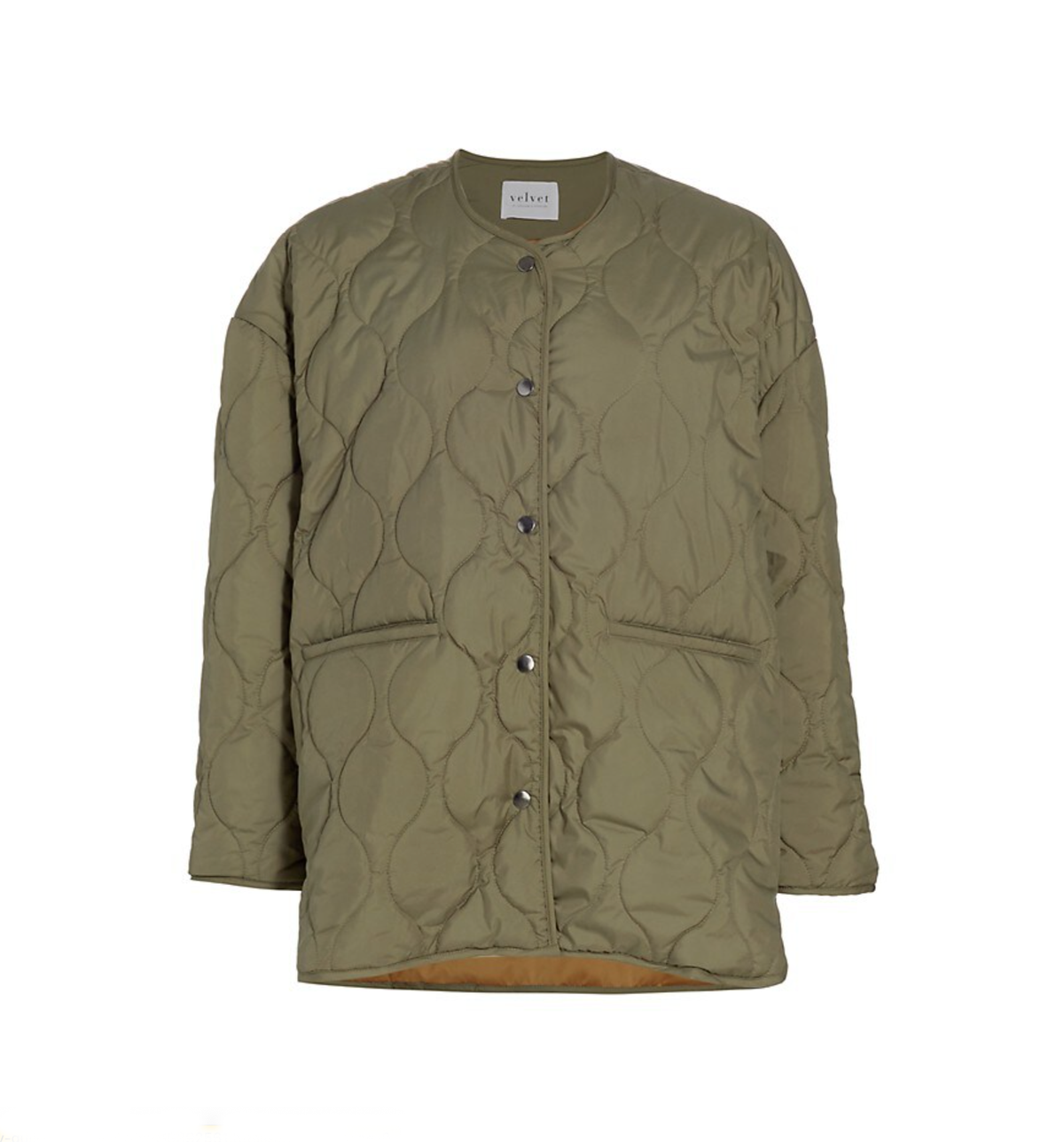 Velvet By Graham & Spencer Carie Quilted Jacket - Army