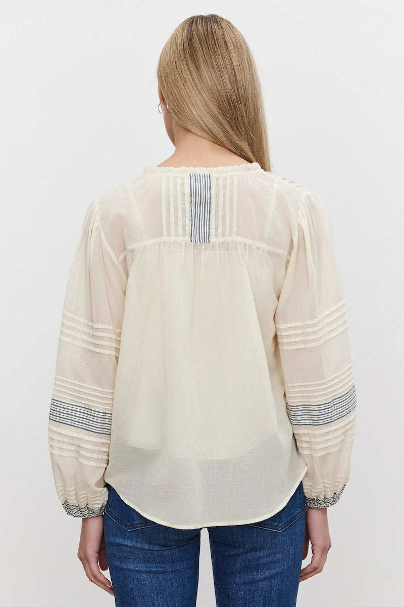 Velvet By Graham & Spencer Matilda Top - Cream