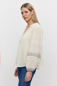 Velvet By Graham & Spencer Matilda Top - Cream