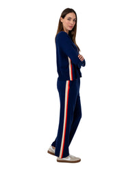 Arlington Milne Blake Lounge Pant Speed Stripe - Navy