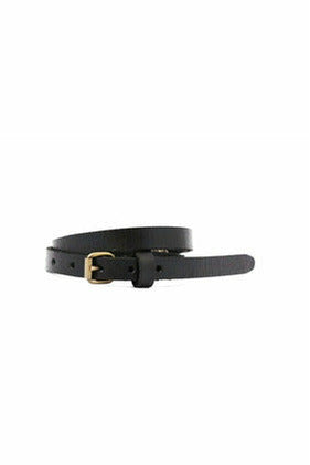 Parisian Vintage Slim Belt - Black - Escape