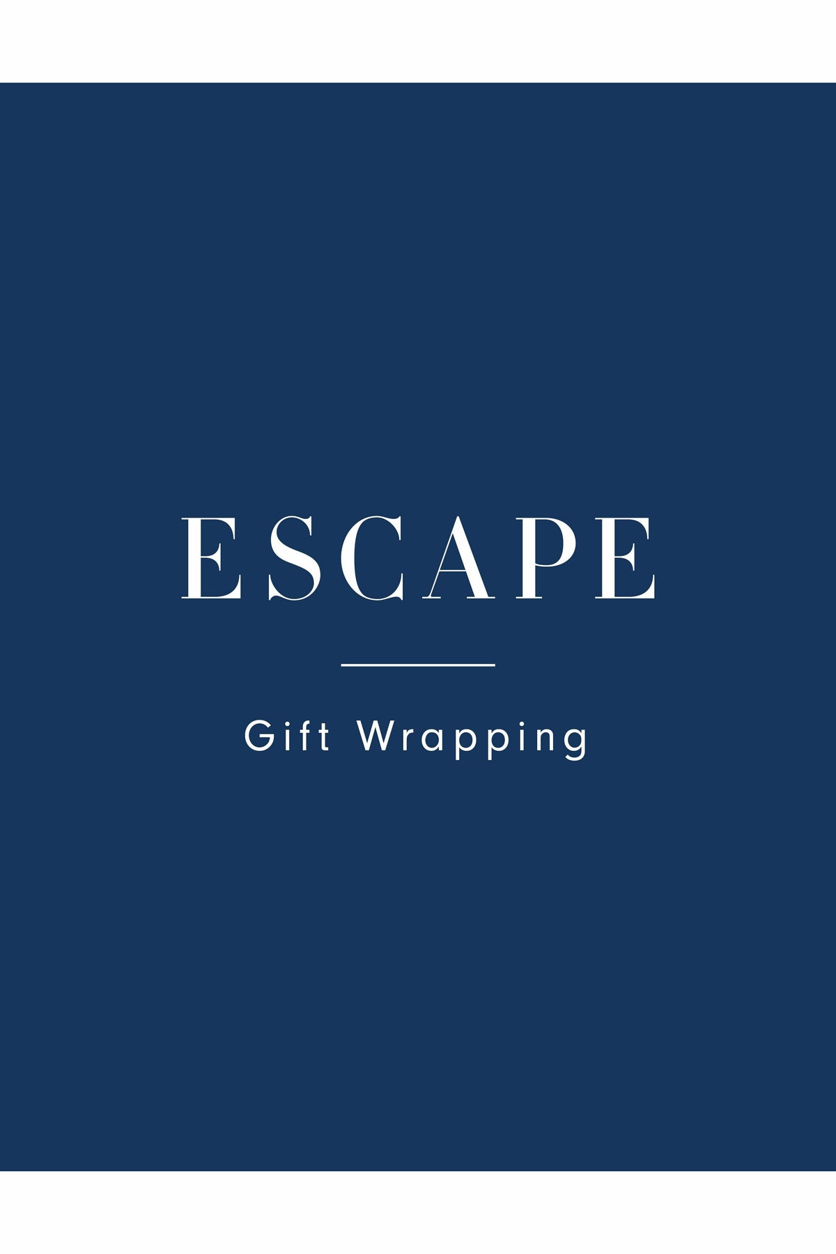 Free Gift Wrapping - Escape