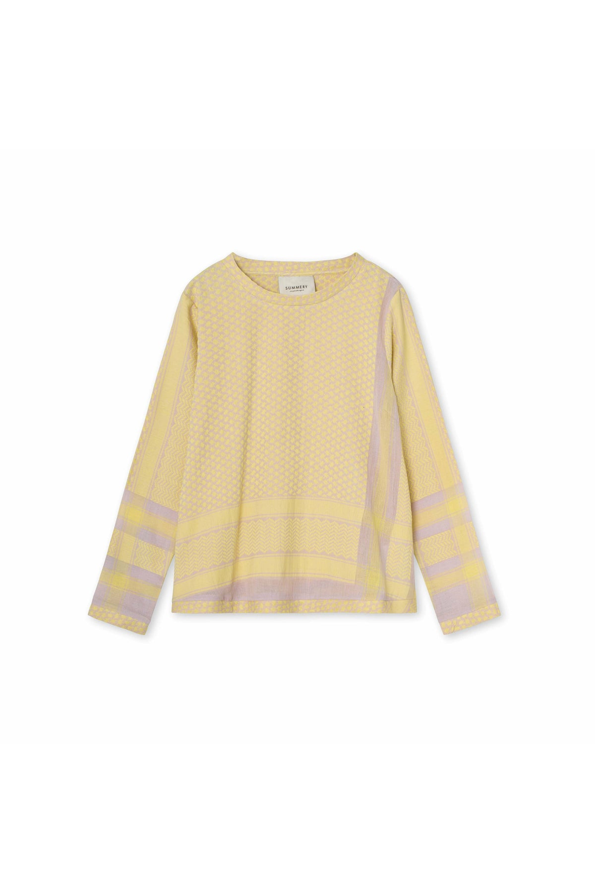 Summery Copenhagen Shirt O Long Sleeve 1008 - Lavender Fog/Lemonade - Escape
