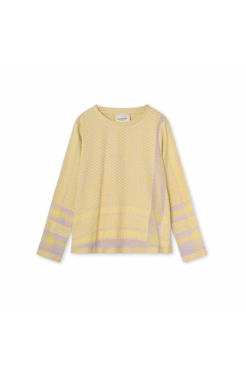 Summery Copenhagen Shirt O Long Sleeve 1008 - Lavender Fog/Lemonade - Escape