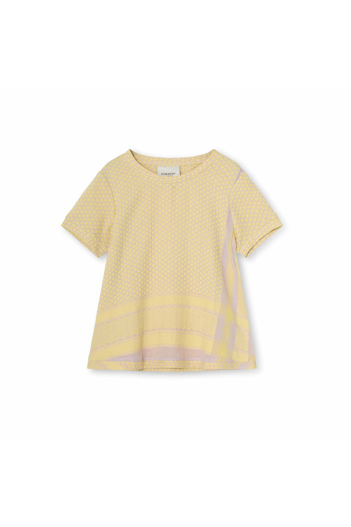 Summery Copenhagen Shirt O Short Sleeve 1009 - Lavender Fog/Lemonade - Escape