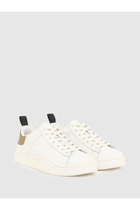 Diesel S-Clever Low Sneakers | White/Gold/Dewberry - Escape